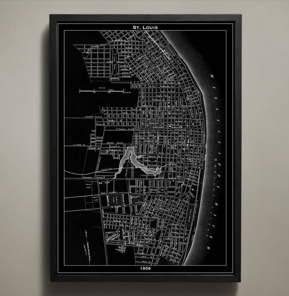 Map Print, ST. LOUIS - Map Prints by GeoArtShed
 - 1