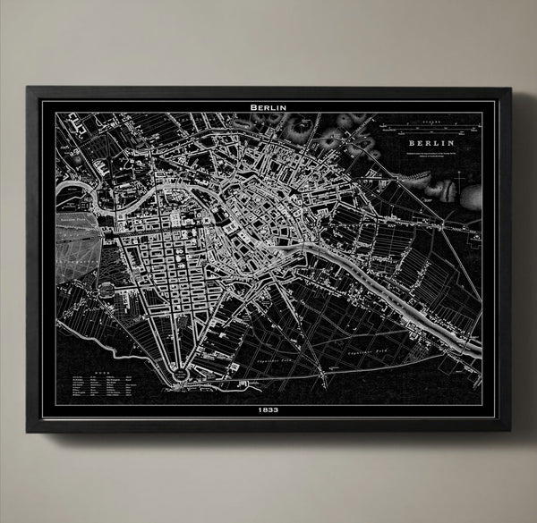 Map Print, BERLIN - Map Prints by GeoArtShed
 - 1
