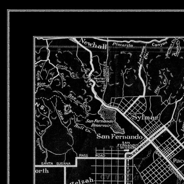 Map Print, LOS ANGELES - Map Prints by GeoArtShed
 - 3