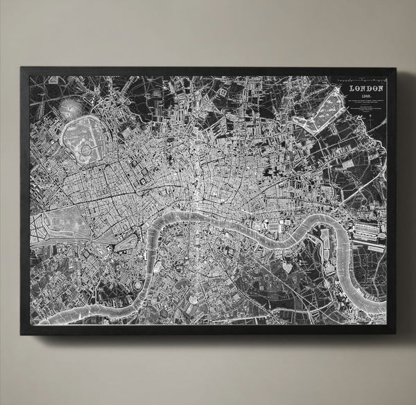 Map Print, LONDON - Map Prints by GeoArtShed
 - 2