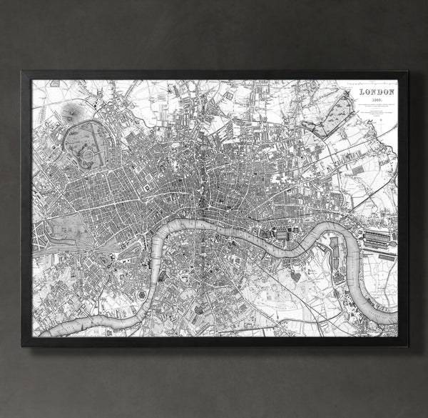 Map Print, LONDON - Map Prints by GeoArtShed
 - 3