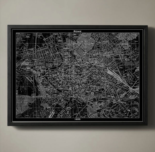 Map Print, ROME - Map Prints by GeoArtShed
 - 1