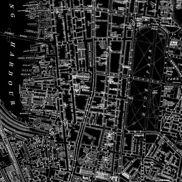 Map Print, SYDNEY - Map Prints by GeoArtShed
 - 3