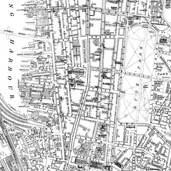 Map Print, SYDNEY - Map Prints by GeoArtShed
 - 4