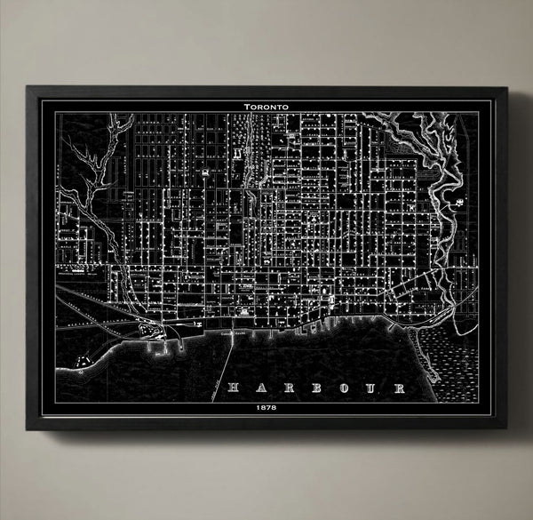 Map Print, TORONTO - Map Prints by GeoArtShed
 - 1
